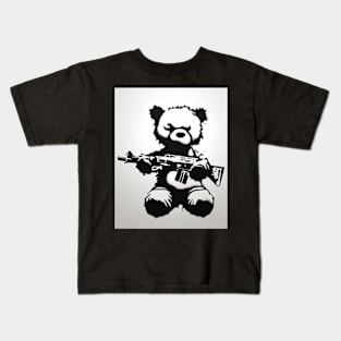 GRAFFITI BEAR Kids T-Shirt